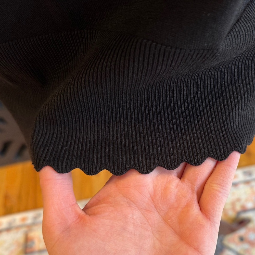 Talbots | Scallop Edge Raglan Sweater - Picture 5 of 8